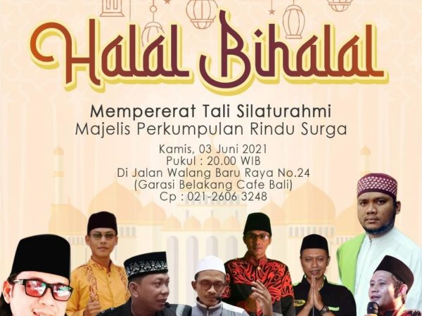 Halal Bihalal Majelis Perkumpulan Rindu Surga